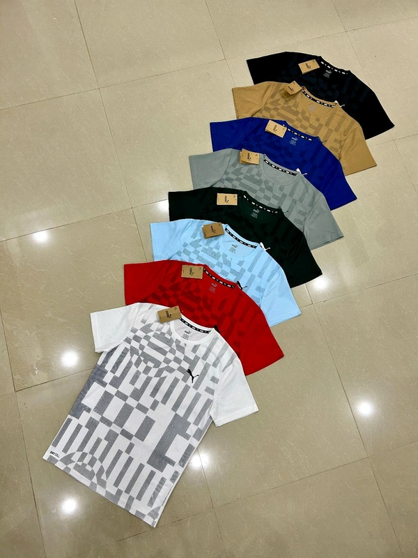 High Quality Dotknit Tshirts Box Print  - M L XL XXL