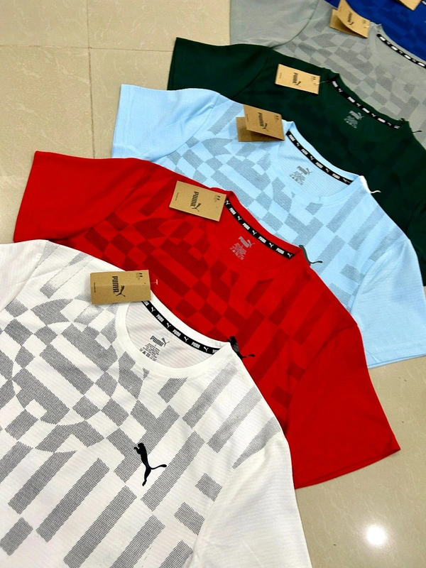 High Quality Dotknit Tshirts Box Print  - M L XL XXL