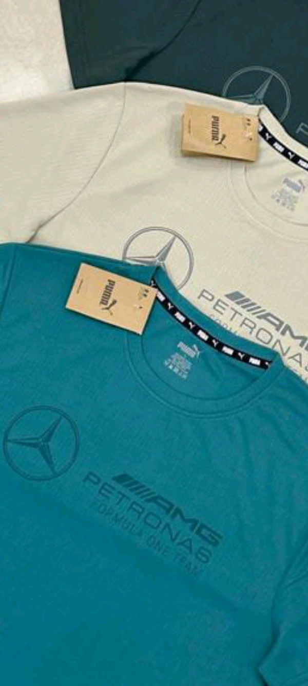 Premium Quality Melange Lycra Tshirts Pm - M L XL XXL
