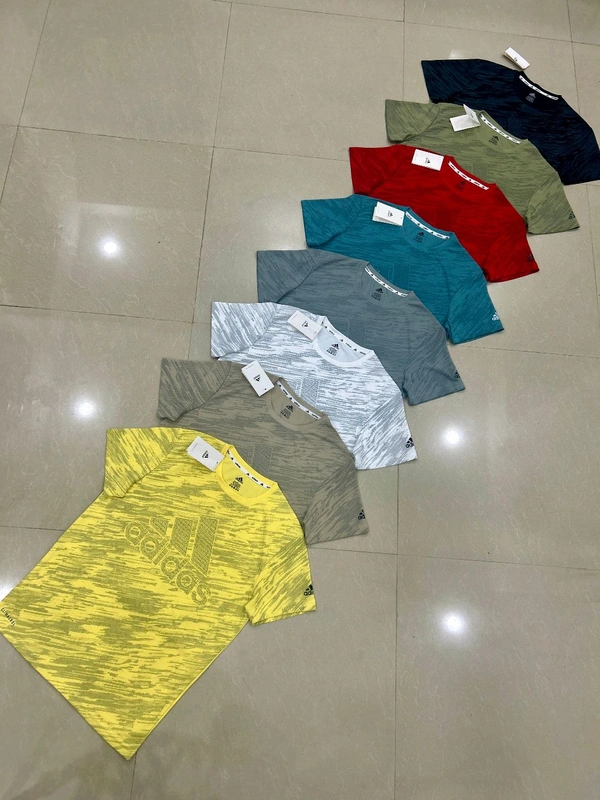 Premium Quality Dot Knit Tshirts Adi - M L XL XXL