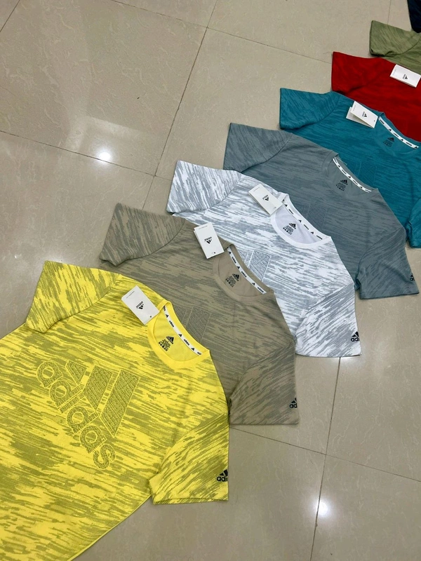 Premium Quality Dot Knit Tshirts Adi - M L XL XXL