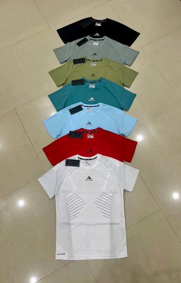 Wild Shark Premium Quality Dot Knit Tshirts - M L XL XXL