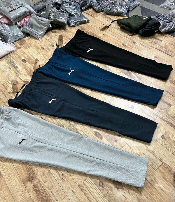 Premium Quality BIG SIZE Popcorn Lycra Track Pants  - 3XL 4XL 5XL