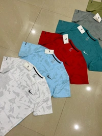 Fine Quality Dot Knit Tshirts Nk - M L XL XXL