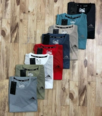 Dot Lining Fabric Tshirt  - M L XL XXL