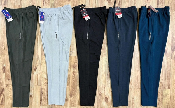 Fine Quality Big Size Popcorn Lycra Track Pants  - 3XL 4XL 5XL