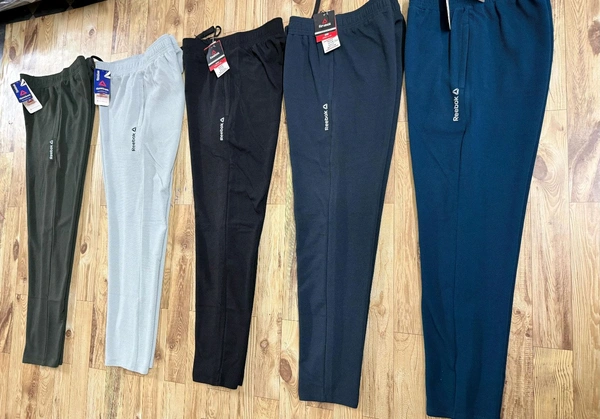 Fine Quality Big Size Popcorn Lycra Track Pants  - 3XL 4XL 5XL