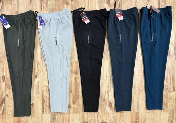 Fine Quality Big Size Popcorn Lycra Track Pants  - 3XL 4XL 5XL