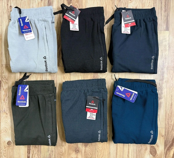Fine Quality Big Size Popcorn Lycra Track Pants  - 3XL 4XL 5XL
