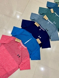 Premium Quality Melange Lycra Tees - M L XL XXL