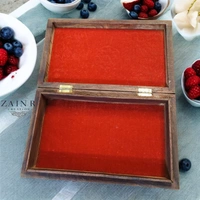 Sold By ZAIN R CREATION  Jewellery Box Carving with Brass Inlay