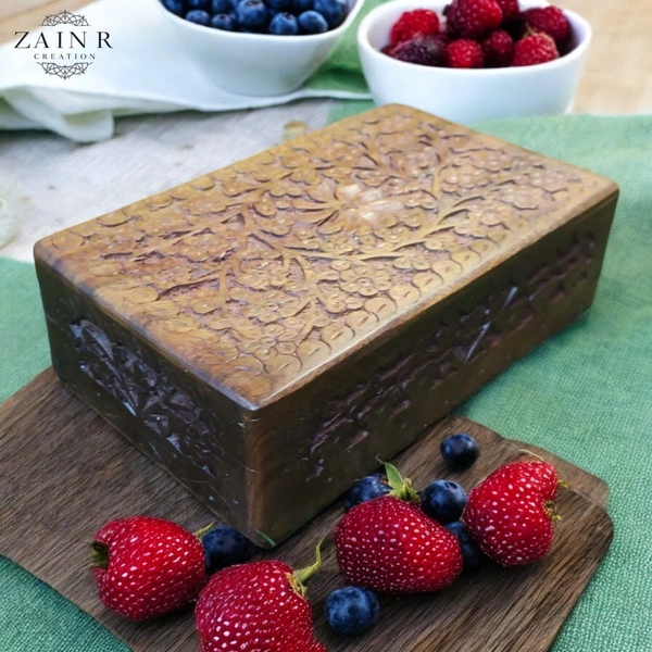 Sold By ZAIN R CREATION Jewellery Box Full Carving
