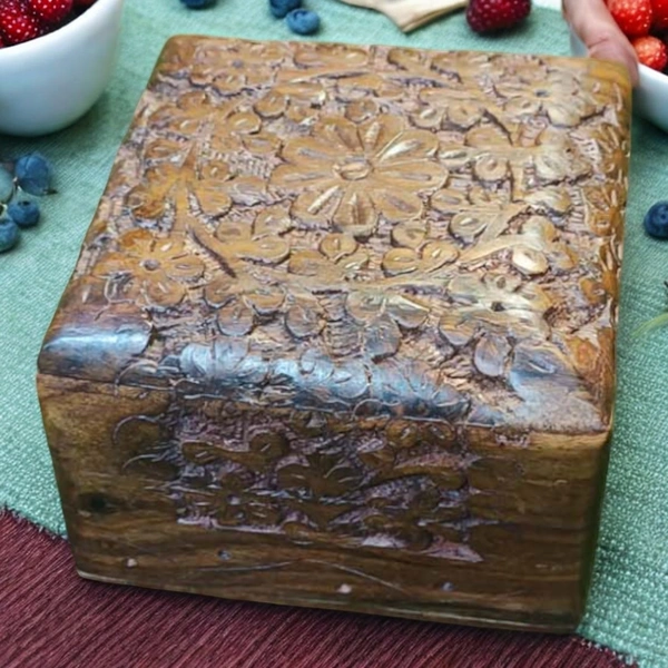 Sold By ZAIN R CREATION Jewellery Carving Box