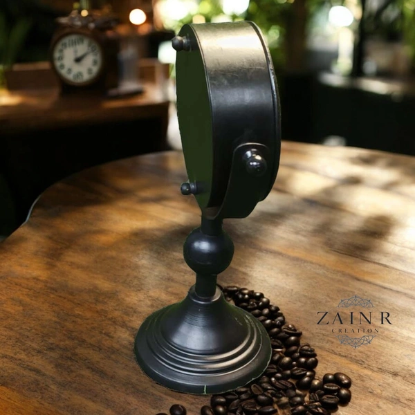 Sold By ZAIN R CREATION Table Clock for Office, Home Use - H.9.5'' L.6.5'' Base. 4''
