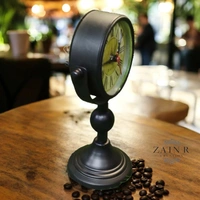 Sold By ZAIN R CREATION Table Clock for Office, Home Use - H.8.5'' L.5'' Base. 3''