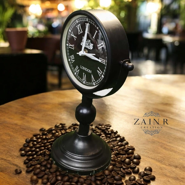 Sold By ZAIN R CREATION  Table Clock for Office, Home Use - H.11'' L.7'' B.4.5''