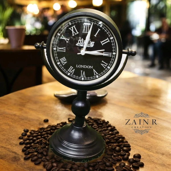 Sold By ZAIN R CREATION  Table Clock for Office, Home Use - H.11'' L.7'' B.4.5''