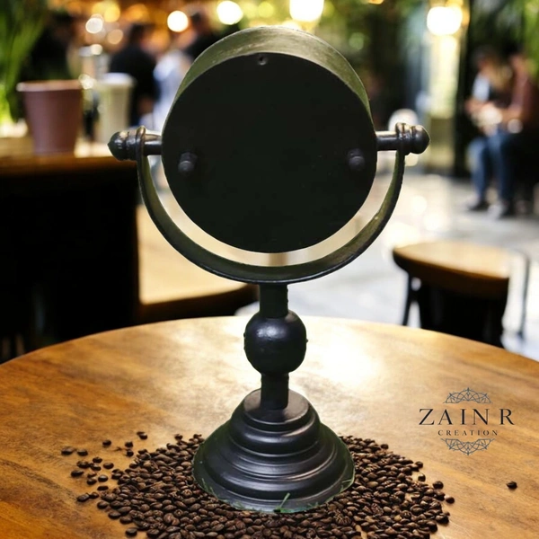 Sold By ZAIN R CREATION Table Clock for Office, Home Use - H.8.5'' L.5'' Base. 3''