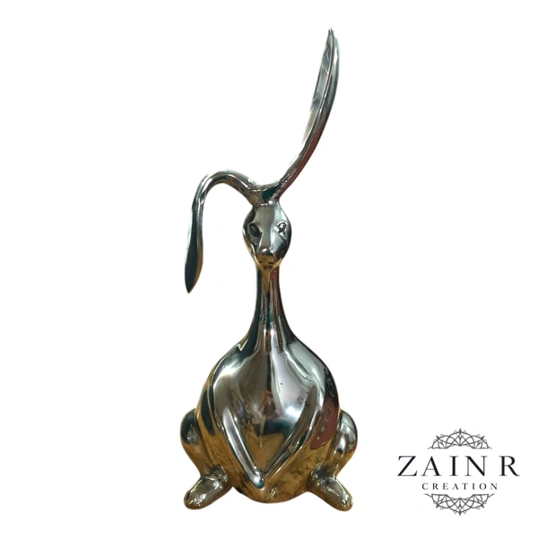 Sold By ZAIN R CREATION Decorative Rabbit - H.14'' L.5'' W.6'', 1 Kg, Aluminium