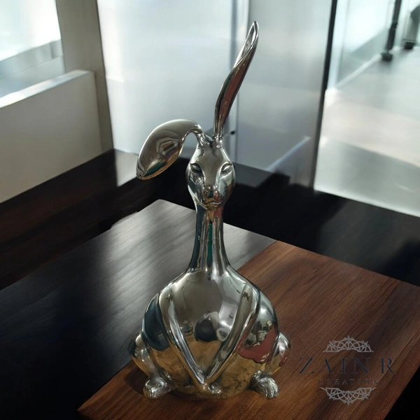 Sold By ZAIN R CREATION Decorative Rabbit - H.20.5'' L.6'' W.10'', 2.600 Kg