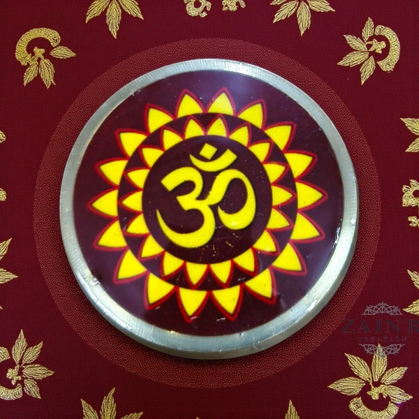 Sold By ZAIN R CREATION Brass Sindoor Box - L.1.77'' H.1'' B.1.57'', Polished, Brass