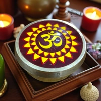 Sold By ZAIN R CREATION Brass Sindoor Box - L.1.77'' H.1'' B.1.57'', Polished, Brass