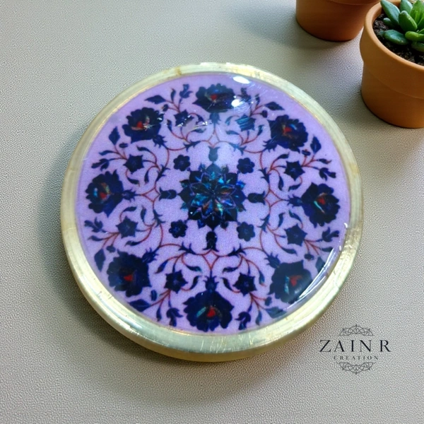 Sold By ZAIN R CREATION Brass Sindoor Box - L.1.77'' H.1'' B.1.57'', Polished, Brass