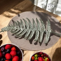 Sold By ZAIN R CREATION Leaf Tray - L.15.5'' H.2'' B.7'', Nickel, Aluminium