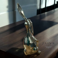 Sold By ZAIN R CREATION Decorative Rabbit - H.14'' L.5'' W.6'', 1 Kg, Aluminium