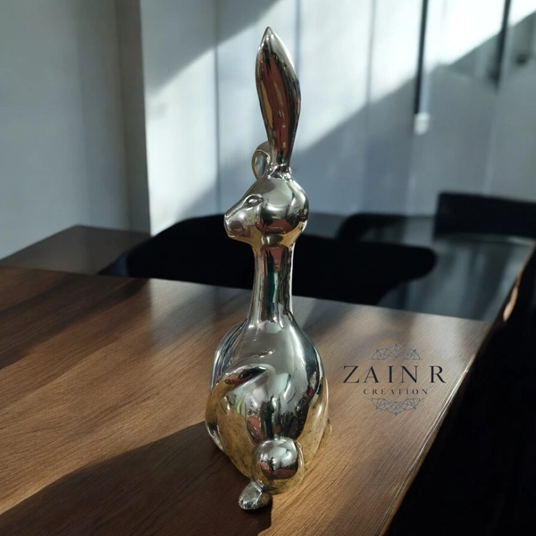 Sold By ZAIN R CREATION Decorative Rabbit - H.20.5'' L.6'' W.10'', 2.600 Kg