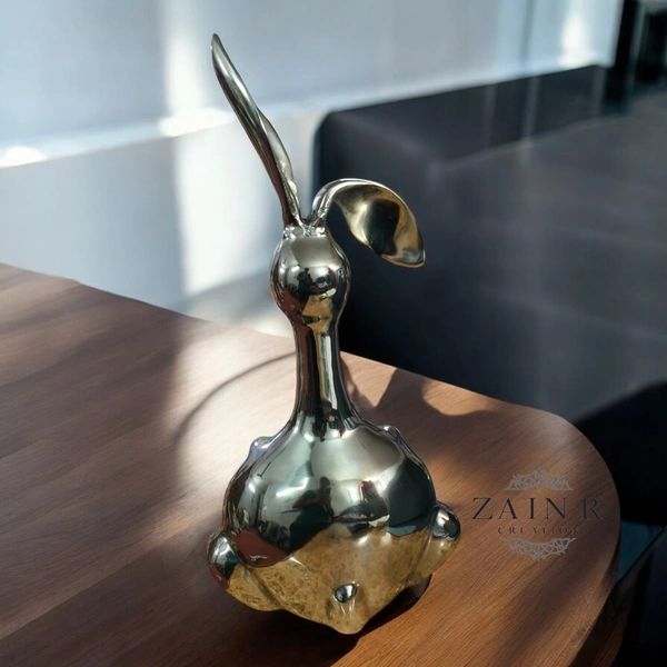 Sold By ZAIN R CREATION Decorative Rabbit - H.20.5'' L.6'' W.10'', 2.600 Kg