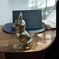 Sold By ZAIN  CREATION Decorative Pug Dogs with Sunglasses  - H.11'' L.6.5'' W.3.5'', 1.500 Kg, Aluminium
