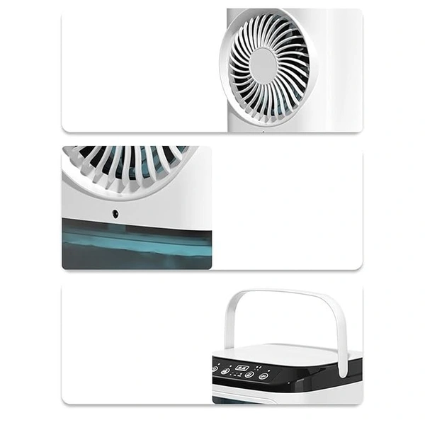 Generic Portable Air Conditioner, 12W 900ML Water Tank, Mini AC, USB Powered Humidifier Mist, Compact & Stylish