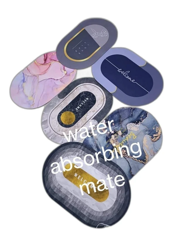Water Absorption Oval Mat