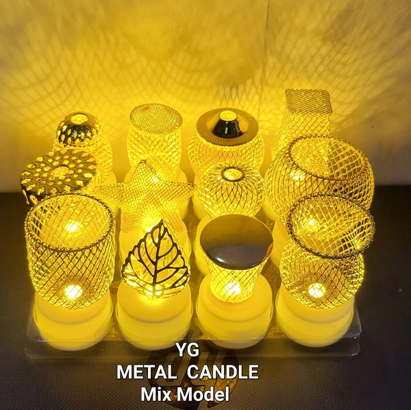 Mini Metal Mix Candles