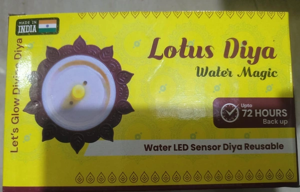 LOTUS WATER SENSOR DIYA SET OF 8 PCS