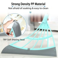 Multi-Function Magic Broom - Easily Wipe The Floor and Remove Dirt and Hair Remover, 3-in-1indoor Silicone Boom Wiper with Squeegee and Telescopic Handle-Multi-Color