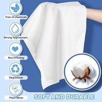 Compressed Bath Towel Tablets, Pure Cotton Portable Disposable Hypoallergenic Dehydrated Expandable Compact Compressed Towels Washcloths for Camping Swimming Traveling Hiking