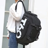 Multi Purpose T60 Travel Duffle Bag Lightweight Waterproof Backpack Carry Luggage Bag with Shoe Compartment