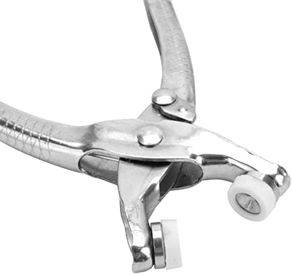 Button Thickened Snap Fasteners Kit Metal Copper Five Claw Buckle Set with Hand Pressure Pliers Tool DIY Sewing Buttons Set for Clothing Sewing and Crafting