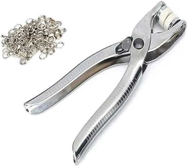 Button Thickened Snap Fasteners Kit Metal Copper Five Claw Buckle Set with Hand Pressure Pliers Tool DIY Sewing Buttons Set for Clothing Sewing and Crafting