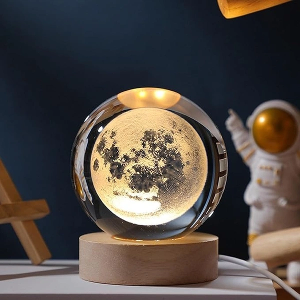 Crystal Ball Lamp Moon 
