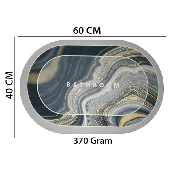 Water Absorption Oval Mat