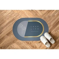 Water Absorption Oval Mat