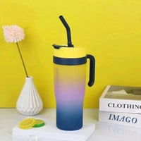 Motivational Water Bottle Set Of 3 Pcs Time Marker With Str,aw, Unbreakable Leakproof Bpa Free Non-Toxic Sipper Bottle For Office, Sports, Gym, School 