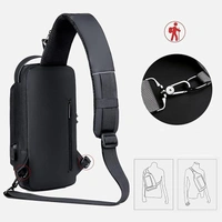 FASHION Antitheft Usb Chest Cross Bag