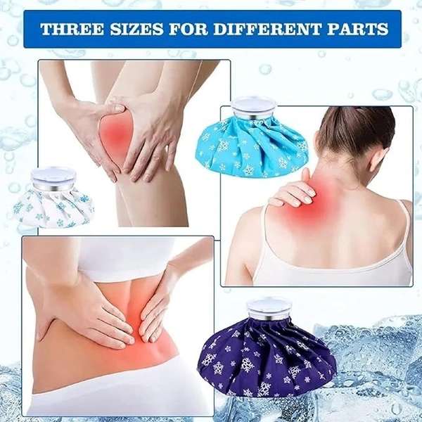 VINAYAK   9" Inch Hot Water Bag Ice Bag for Pain Relief Cold Hot Water Bag Ice Pack Bag for Pain Relief Cold Water Bag for Pain Relief First Aid Sports Injury Neck Knee for Pain Relief And Cold Therapy Comes with Leak-free Closure