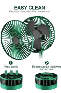 Desk Green Fan