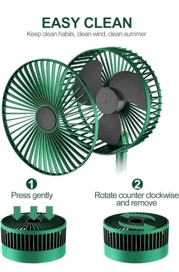 Desk Green Fan