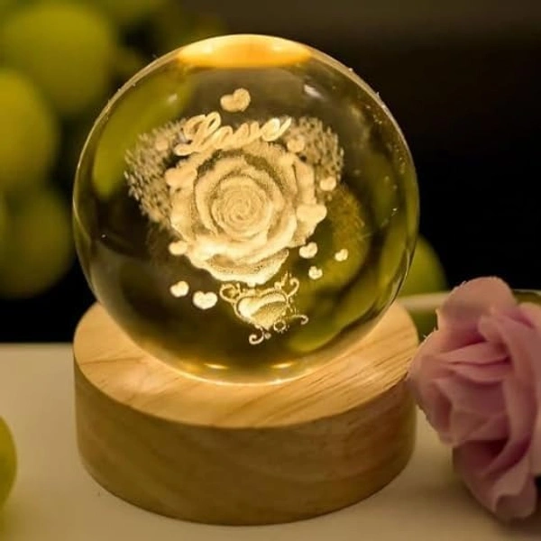 Generic Crystal Ball Lamp I LOVE YOU 